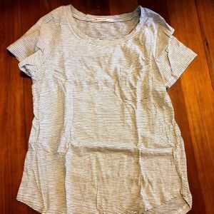 Black and White Marine Layer Striped T-Shirt